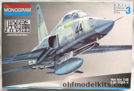 Monogram 1/48 F-5E Tiger II Navy Aggressor - High Tech Issue with Photoetched Details, 5470 plastic model kit